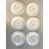 Set 6 TAZZINE CAFFè VECCHIO GINORI BIANCO Richard Ginori TAZZINA CON PIATTINO
