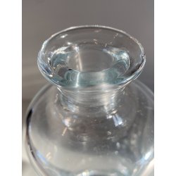 DECANTER CRISTALLO "Pippi" DESIGN Walter Hickman PER KOSTA BODA SVEZIA 31 cm/h