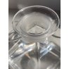 VINTAGE DECANTER CRISTALLO CUBO TAPPO a SFERA Cristalleria Europa 11x11x23,5 cm