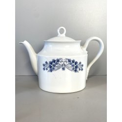 SERVIZIO TE 6Pers. Richard Ginori PORCELLANA BIANCA DECORO NON TI SCORDAR DI ME