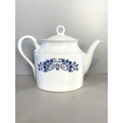 SERVIZIO TE 6Pers. Richard Ginori PORCELLANA BIANCA DECORO NON TI SCORDAR DI ME