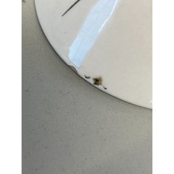 VASO COPPA VINTAGE CERAMICA Coronetti Cunardo SMALTO COLAGGIO FARFALLE '50