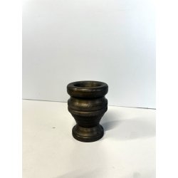 antico PICCOLO MORTAIO BRONZO pestello VASETTO FARMACIA 1,7 kg epoca '900