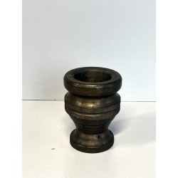 antico PICCOLO MORTAIO BRONZO pestello VASETTO FARMACIA 1,7 kg epoca '900