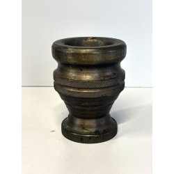 antico PICCOLO MORTAIO BRONZO pestello VASETTO FARMACIA 1,7 kg epoca '900