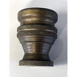 antico PICCOLO MORTAIO BRONZO pestello VASETTO FARMACIA 1,7 kg epoca '900