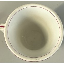 antica TAZZA THE ceramica VECCHIO Richard Ginori PUBBLICITARIA albergo MACUGNAGA