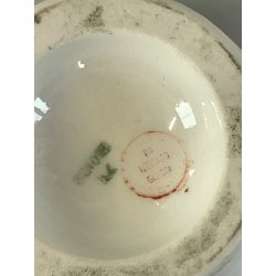 antica TAZZA THE ceramica VECCHIO Richard Ginori PUBBLICITARIA albergo MACUGNAGA