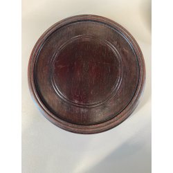 VASO con COPERCHIO PORCELLANA Satsuma JAPAN DECORO ISTORIATO PAVONI FIORI FOGLIE