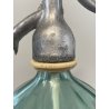 ANTICA BOTTIGLIA SELTZ VETRO VERDE APA GAZOASA STAS 392-52 SODA  EPOCA 1930