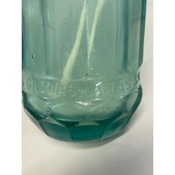 ANTICA BOTTIGLIA SELTZ VETRO VERDE APA GAZOASA STAS 392-52 SODA  EPOCA 1930