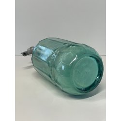 ANTICA BOTTIGLIA SELTZ VETRO VERDE APA GAZOASA STAS 392-52 SODA  EPOCA 1930