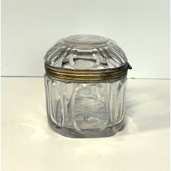 ANTICO SCRIGNO cofanetto BACCARAT cristallo FRANCE epoca '800 hand cut box