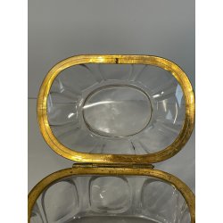 ANTICO SCRIGNO cofanetto BACCARAT cristallo FRANCE epoca '800 hand cut box
