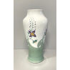 ANTICO VASO CERAMICA SCI LAVENO PORTA FIORI ANNI 30 DECORO FLOREALE DIPINTO
