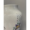 ANTICO VASO CERAMICA SCI LAVENO PORTA FIORI ANNI 30 DECORO FLOREALE DIPINTO