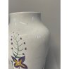 ANTICO VASO CERAMICA SCI LAVENO PORTA FIORI ANNI 30 DECORO FLOREALE DIPINTO