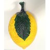 GRANDE FRUTTO VETRI VM Murano CEDRO LIMONE GIALLO  20cm  VINTAGE GLASS '900