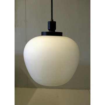 LAMPADARIO SOSPANSIONE CEILING LAMP VETRO OPALINO LAMPADA STILNOVO 50 DESIGN OLD