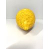 GRANDE FRUTTO VETRI VM Murano CEDRO LIMONE GIALLO  20cm  VINTAGE GLASS '900