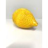 GRANDE FRUTTO VETRI VM Murano CEDRO LIMONE GIALLO  20cm  VINTAGE GLASS '900