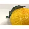 GRANDE FRUTTO VETRI VM Murano CEDRO LIMONE GIALLO  20cm  VINTAGE GLASS '900