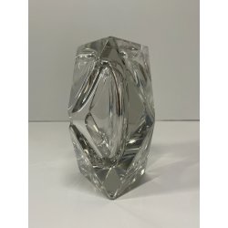 CIOTOLA POSACENERE VETRO MURANO SVUOTATASCHE TRASPARENTE ITALIA FORMA PIRAMIDALE