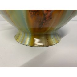 BROCCA CERAMICA MID CENTURY DECORO RILIEVO SMALTO POLICROMO BR 1412-26 GERMANY