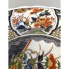 PIATTO CENTROTAVOLA PORCELLANA Imari Arita MOTIVI FLOREALI UCCELLI ø 31 cm JAPAN
