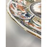 PIATTO CENTROTAVOLA PORCELLANA Imari Arita MOTIVI FLOREALI UCCELLI ø 31 cm JAPAN