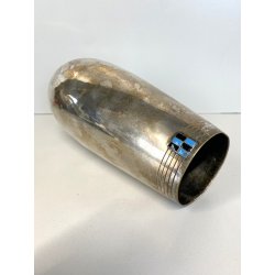 ANTICO VASO SHEFFIELD WMF Art Nouveau DESIGN epoca 1900 STEMMA SMALTO OLD VASE