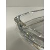 CIOTOLA POSACENERE ORREFORS VETRO TRASPARENTE OVALE GLASS CRISTALLO SIGARETTA