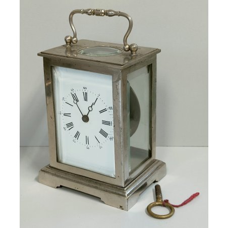 ANTICO OROLOGIO OFFICIER epoca 800 PENDULETTE TAVOLO Travel Clock MARESCIALLA