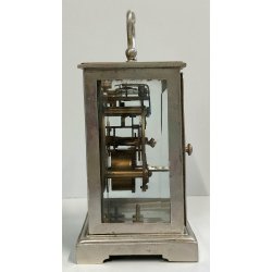 ANTICO OROLOGIO OFFICIER epoca 800 PENDULETTE TAVOLO Travel Clock MARESCIALLA