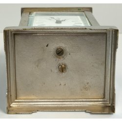 ANTICO OROLOGIO OFFICIER epoca 800 PENDULETTE TAVOLO Travel Clock MARESCIALLA