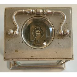 ANTICO OROLOGIO OFFICIER epoca 800 PENDULETTE TAVOLO Travel Clock MARESCIALLA