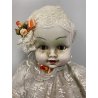 BAMBOLA CERAMICA Capodimonte Giustiniani Luigi NAPOLI VINTAGE DOLL Poupé 66 cm/h