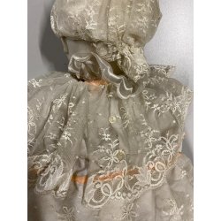 BAMBOLA CERAMICA Capodimonte Giustiniani Luigi NAPOLI VINTAGE DOLL Poupé 66 cm/h