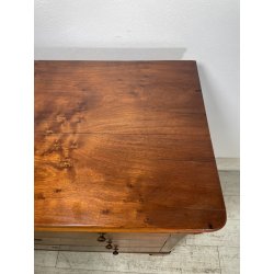 ANTICO piccolo COMO CAPPUCCINO 4 CASSETTI epoca 800 legno CASSETTIERA segreto