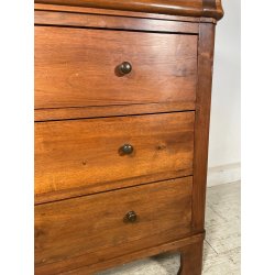 ANTICO piccolo COMO CAPPUCCINO 4 CASSETTI epoca 800 legno CASSETTIERA segreto