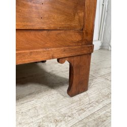 ANTICO piccolo COMO CAPPUCCINO 4 CASSETTI epoca 800 legno CASSETTIERA segreto