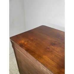 ANTICO piccolo COMO CAPPUCCINO 4 CASSETTI epoca 800 legno CASSETTIERA segreto