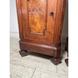 ANTICA COPPIA COMODINI UMBERTINI EPOCA 800 LEGNO RADICA COMODINO CAMERA DA LETTO