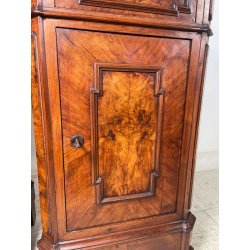 ANTICA COPPIA COMODINI UMBERTINI EPOCA 800 LEGNO RADICA COMODINO CAMERA DA LETTO