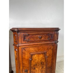 ANTICA COPPIA COMODINI UMBERTINI EPOCA 800 LEGNO RADICA COMODINO CAMERA DA LETTO
