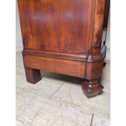 ANTICA COPPIA COMODINI UMBERTINI EPOCA 800 LEGNO RADICA COMODINO CAMERA DA LETTO