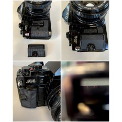 FOTOCAMERA CANON A-1 OBIETTIVO FD 50mm - 24mm SUN-ZOOM for CANON 70-210mm BORSA