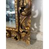 ANTICA ENORME SPECCHIERA CORNICE BAROCCA LEGNO DORATO EPOCA '900 103 CM X 205 CM