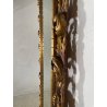 ANTICA ENORME SPECCHIERA CORNICE BAROCCA LEGNO DORATO EPOCA '900 103 CM X 205 CM