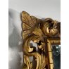 ANTICA ENORME SPECCHIERA CORNICE BAROCCA LEGNO DORATO EPOCA '900 103 CM X 205 CM